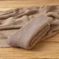 Herren Winter dicke warme Wollsocken, extra lange thermische Schneesocken braun. - Einheitsgröße / Hellkaffee
