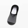 Herren Sommer ultra dünne Mesh unsichtbare Füßlinge atmungsaktive Sneakersocken schwarz - Einheitsgröße / Schwarz