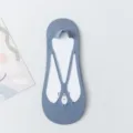 Calzini invisibili bassi in seta di ghiaccio donna estate sottile traspirante antiscivolo - Taglia unica / Blu