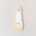 Damen ultradünne flache unsichtbare Mesh-Füsslinge, hautfarbene Socken, rutschfeste Sohle. - Einheitsgröße / Hautfarben