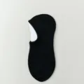 Herren schwarze unsichtbare Füßlinge, atmungsaktive Mesh Sommersocken, rutschfeste Baumwolle Socken. - Einheitsgröße / Schwarz