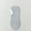 Herren Netz unsichtbare Bootssocken, hellgraue atmungsaktive kurze Sommersocken elastisch - Einheitsgröße / Hellgrau