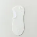 Herren weisse unsichtbare Bootssocken, atmungsaktive Mesh Kurzsocken, rutschfeste Baumwolle. - Einheitsgröße / Weiß