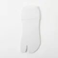 White split toe socks cotton tabi socks mid calf socks comfortable daily wear basic - White