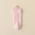 Women winter thick coral fleece fuzzy socks with anti-slip dots in pink candy color SKU. - One Size / Pink
