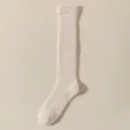 Beigefarbene flauschige Korallenfleece Wadenstrümpfe, dicke warme Wintersocken fur Damen SKU - Einheitsgröße / Beige
