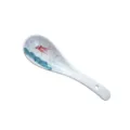 Cuillère à soupe en céramique peinte à la main avec joli motif, idéale pour la cuisine. - Cuillère