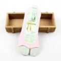 Pink open-toe invisible socks with aloe fiber packaging, non-slip silicone design for women. - One Size / Pink
