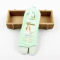 Onzichtbare sokken open teen bamboe vezel silicone antislip lage damessokken - Eén maat / Groen
