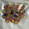Colorful MIYUKI seed bead heart charms for DIY handmade bracelets necklaces jewelry making supplies - Colorful Seed Bead Heart(MYU034-1)