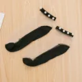 Transparente Damen Kurzsocken aus Mesh mit eleganten künstlichen Perlen für den Sommer - Einheitsgröße / Perlenstil / Schwarz