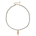Collana di perle elegante con grazioso ciondolo a forma di pesce koi per ogni giorno. - Modello 5