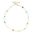 Bohemian colorful daisy seed bead choker necklace for women handmade short collar jewelry - Daisy Style (XN046-5)