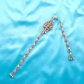 Gorgeous rhinestone bridal belt applique crystal wedding dress accessory main photo - Rose Gold
