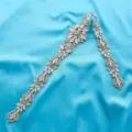 Exquisite rhinestone bridal belt wedding dress sash crystal waist chain sparkling bridal accessory - Silver