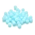 Hellblaue Perlen mit grossem Loch Glas Stein DIY Schmuckarmband Halskette Zubehör - 10er Pack / Hellblauer Stil (PJ011)