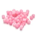 Rosa Stein Glas Perlen mit grossem Loch Variante Zubehoer fuer DIY Armband Kette Design. - 10er Pack / Rosa Stil (PJ017)