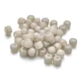 Graue Glas Perlen mit grossem Loch DIY Schmuck Zubehoer fuer Armbaender und Ketten. - 10er Pack / Grauer Stil (PJ022)