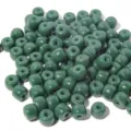 Grüne große Loch Perlen für DIY Armbänder Halsketten handgemachte Schmuck Zubehör Pack - 10er Pack / Grüner Stil (PJ154)