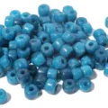 Blaue Perlen mit grossem Loch fur DIY handgemachte Armbander und Ketten Accessoires - 10er Pack / Blauer Stil (PJ137)