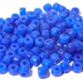 Blaue Glasperlen mit grossem Loch DIY handgemachte Armband Halskette Schmuck Zubehoer. - 10er Pack / Blauer Stil (PJ146)