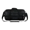 Black duffel bag large capacity travel sports gym bag with shoulder strap sku view - Black