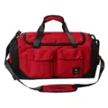 Red black travel duffel bag large capacity sports gym bag with shoulder strap for men women - Red