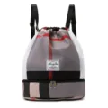 Sac à dos imperméable avec compartiment étanche et motif à carreaux tendance pour le sport. - Gris