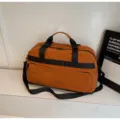 Grande borsa da viaggio borsone impermeabile borsa palestra bagaglio commuter per donna - Marrone