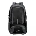 Grand Capacité Randonnée Sac à Dos Noir Gris Sport Extérieur Voyage Rando Pour Homme - Noir