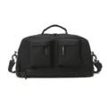 Black travel duffel bag with multi-pockets, separate shoe compartment, and adjustable strap. - 45*27*25 / Black