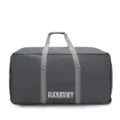 Large capacity thick oxford cloth storage duffel bag for moving, travel and luggage check-in. - Gray