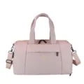 Sac de voyage rose pour femme, sac de sport léger pour fitness et yoga avec sangle. - Rose