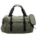 Groene reistas, grote capaciteit gym sporttas, duurzame waterdichte canvas weekendtas. - Groen