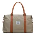 Grand sac de voyage souple pour femme et homme, léger et idéal pour le week-end et bagage. - Kaki