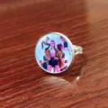 Adjustable K-pop anime girl group cartoon ring fashion jewelry gift for party daily wear - Style 5 (JY9654-5) / Adjustable Open