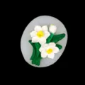 Narcissus flower silicone mold for car air vent aromatherapy stone diffuser crafting DIY. - Narcissus Style (Transparent) / 1 Piece