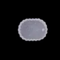 Wellenförmige ovale Silikonform für DIY Kristall Epoxidharz Anhänger Basteln mit Aufhängeloch - 2# Wellenförmiges Oval (A562)
