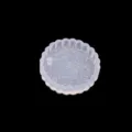 Transparente Silikonform für DIY Harz Epoxid, gewellte runde Anhänger Gießform. - 3# Wellenförmiges Rund (A563)