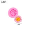 Molde de silicona para flores de reposteria fondant, bonita herramienta resina rosa 3cm. - Estilo 1 Rosa (A384)