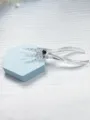Transparent acrylic body piercing tool, detail view of the clear closing plier for professional use. - Disposable Widening Plier
