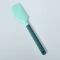 Spatule en silicone pour cuisson creme racloir cuisine anti-adherent gateau pelle - Spatule en silicone vert foncé avec manche plat en plastique