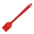 Red silicone basting brush for kitchen barbecue, baking, and cooking tools with hanging hole. - 86g Red One-Piece Basting Brushes (Premium Thickened Style)