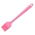 Pink silicone basting brush for kitchen BBQ baking pastry oil butter brush cooking tool use - 86g Pink One-Piece Basting Brushes (Premium Thickened Style)
