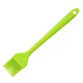 Green silicone basting brush for kitchen cooking, BBQ grilling, and baking tools variant. - 86g Green One-Piece Silicone Brush (Thickened Premium)