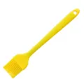 Yellow silicone basting brush for kitchen, baking, and BBQ. Heat-resistant and durable. - 86g Yellow One-Piece Silicone Brush (Thickened Premium)