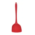 Rote Silikon Pfannenwender für Antihaftpfanne, nahtloses Küchen Kochutensil mit Aufhängeloch. - Pfannenwender / 110.00g / Rot