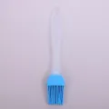 Silicone oil brush for kitchen baking and barbecue, clear handle blue bristle tool. - No Packaging: Blue Split Brush (Thickened 9g)