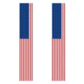 Banderas verticales con la bandera de Estados Unidos para decoración de puertas de fiesta y colgar. - Pancartas del Día de la Independencia ZC estilo 5 / 180*30CM