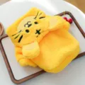 Cute yellow plush pet costume with adorable animal design, perfect for small dogs and cats. - XS / Party Animal Costume - Tiger